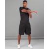 image:imageReal Essentials 5 Pack Mens Mesh Short Sleeve Crew Neck TShirt  Workout Gym Active Athletic Tee Big amp Tall AvailableSet 11