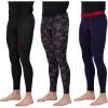 image:imageReal Essentials 3 Pack Mens Active Compression Pants  Workout Base Layer Tights Running Leggings Available in Big amp TallSet F