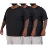 image:imageReal Essentials 3 Pack Mens Big amp Tall Tech Stretch LongSleeve amp ShortSleeve DryFit TShirt 3XT5XTShort Sleeve  Set 8