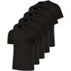 image:imageReal Essentials 5 Pack Mens 100 Cotton Casual TShirts Plain Jersey Shirts Fashion Tees Big amp Tall AvailableSet 8