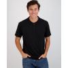 image:imageReal Essentials 3 Pack Mens Cotton Short Sleeve Henley TShirt  Casual Work Activewear Tee Set 4 4X