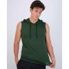 image:imageReal Essentials 3 Pack Mens DryFit Active Hooded Tank Top  Workout Sleeveless Hoodie Drawstring Available in Big amp TallSet 4