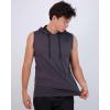 image:imageReal Essentials 3 Pack Mens DryFit Active Hooded Tank Top  Workout Sleeveless Hoodie Drawstring Available in Big amp TallSet 6