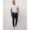 image:imageReal Essentials 3 Pack Mens French Terry Fleece Active Casual Jogger Sweatpants with Pockets Available in Big amp TallSet 1