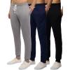 image:imageReal Essentials 3 Pack Mens French Terry Fleece Active Casual Jogger Sweatpants with Pockets Available in Big amp TallSet 7