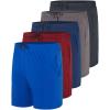 image:imageReal Essentials 5 Pack Mens 5 Inseam DryFit Running Workout Shorts  Pockets amp Drawstring Available in Big amp TallSet 4
