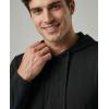 image:imageReal Essentials 3 Pack Mens Cotton Henley Pullover Hoodie Lightweight Casual Long Sleeve Hooded Sweatshirt Big amp TallBlack  Black  Black