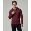 image:imageReal Essentials 3 Pack Mens Cotton Henley Pullover Hoodie Lightweight Casual Long Sleeve Hooded Sweatshirt Big amp TallBlack  Burgundy  Navy