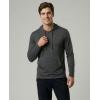 image:imageReal Essentials 3 Pack Mens Cotton Henley Pullover Hoodie Lightweight Casual Long Sleeve Hooded Sweatshirt Big amp TallBlack  Charcoal  Blue