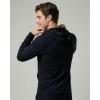 image:imageReal Essentials 3 Pack Mens Cotton Henley Pullover Hoodie Lightweight Casual Long Sleeve Hooded Sweatshirt Big amp TallBlack  Charcoal  Stormy Weather