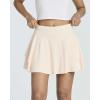 image:imageReal Essentials 3 Pack Womens 14 Layered Ruffle Flowy Tennis Golf Skorts Pockets Pleated Mini Skirt Athletic Liner ShortsSet 4