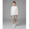 image:imageReal Essentials 4 Pack Boys Cotton French Terry Shorts with Pockets for Kids Teens Youth  Sleep Casual Lounge 418Set 1