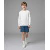image:imageReal Essentials 4 Pack Boys Cotton French Terry Shorts with Pockets for Kids Teens Youth  Sleep Casual Lounge 418Set 2