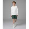 image:imageReal Essentials 4 Pack Boys Cotton French Terry Shorts with Pockets for Kids Teens Youth  Sleep Casual Lounge 418Set 5