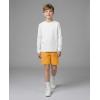 image:imageReal Essentials 4 Pack Boys Cotton French Terry Shorts with Pockets for Kids Teens Youth  Sleep Casual Lounge 418Set 7