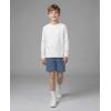 image:imageReal Essentials 4 Pack Boys Cotton French Terry Shorts with Pockets for Kids Teens Youth  Sleep Casual Lounge 418Set 8