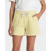 image:imageReal Essentials 4 Pack Girls French Terry Lounge Shorts  Ultra Soft PullOn Gym Camp Sports amp Everyday ShortsSet 3