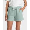 image:imageReal Essentials 4 Pack Girls French Terry Lounge Shorts  Ultra Soft PullOn Gym Camp Sports amp Everyday ShortsSet 5