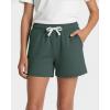 image:imageReal Essentials 4 Pack Girls French Terry Lounge Shorts  Ultra Soft PullOn Gym Camp Sports amp Everyday ShortsSet 6