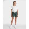 image:imageReal Essentials 4 Pack Girls French Terry Lounge Shorts  Ultra Soft PullOn Gym Camp Sports amp Everyday ShortsSet 6