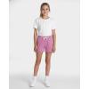 image:imageReal Essentials 4 Pack Girls French Terry Lounge Shorts  Ultra Soft PullOn Gym Camp Sports amp Everyday ShortsSet 8