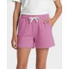image:imageReal Essentials 4 Pack Girls French Terry Lounge Shorts  Ultra Soft PullOn Gym Camp Sports amp Everyday ShortsSet 8
