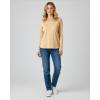image:imageReal Essentials 4 Pack Womens Cotton Long Sleeve VNeck TShirts  Soft Casual Lounge Tee Tops Available in PlusSet 3