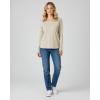 image:imageReal Essentials 4 Pack Womens Cotton Long Sleeve VNeck TShirts  Soft Casual Lounge Tee Tops Available in PlusSet 5