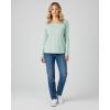 image:imageReal Essentials 4 Pack Womens Cotton Long Sleeve VNeck TShirts  Soft Casual Lounge Tee Tops Available in PlusSet 7
