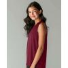 image:imageReal Essentials 5 Pack Girls Breeze Tech Tank Tops  MoistureWicking Sports Dance amp Athletic Workout Sleeveless ShirtsSet 3