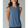 image:imageReal Essentials 5 Pack Girls Breeze Tech Tank Tops  MoistureWicking Sports Dance amp Athletic Workout Sleeveless ShirtsSet 4