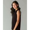 image:imageReal Essentials 5 Pack Girls Breeze Tech Tank Tops  MoistureWicking Sports Dance amp Athletic Workout Sleeveless ShirtsSet 7