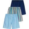 image:imageReal Essentials 3 Pack Mens QuickDry 7 Swim Trunks with Lining Board Shorts for Beach Available in Big amp TallSet 4