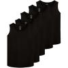image:imageReal Essentials 5 Pack Mens DryFit Muscle Tank Top Sleeveless Shirts Workout Tees Athletic Gym Big amp Tall AvailableSet 1