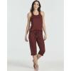 image:imageReal Essentials 2 Pack Womens Tank Top amp Capri Pajama Set  SuperSoft Sleeveless Summer Loungewear PlusSet 1