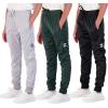 image:imageReal Essentials 3 Pack Boys Athletic Jogger Sweatpants  Kids Teens Youth Active Sports Pants with Pockets Sizes 518Set 11