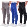 image:imageReal Essentials 3 Pack Boys Athletic Jogger Sweatpants  Kids Teens Youth Active Sports Pants with Pockets Sizes 518Set 12