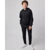 image:imageReal Essentials 3 Pack Boys Cotton Fleece Cargo Joggers Athletic Sweatpants  Kids Casual Sports Pants Pockets Ages 616Set 1