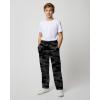 image:imageReal Essentials 3 Pack Boys Cotton Fleece Sweatpants  Open Bottom Athletic Pants with Pockets for Teens amp Kids Size 418Set 4