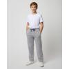 image:imageReal Essentials 3 Pack Boys Cotton Fleece Sweatpants  Open Bottom Athletic Pants with Pockets for Teens amp Kids Size 418Set 5