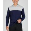 image:imageReal Essentials 3 Pack Boys Hoodies  Youth Mesh Long Sleeve Sweatshirts with Pocket for Kids amp TeensSet 1