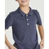 image:imageReal Essentials 3 Pack Boys Short Sleeve Jersey Cotton Polo Shirt  Uniform Youth Dress Shirt Ages 418Set 5