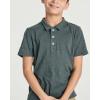 image:imageReal Essentials 3 Pack Boys Short Sleeve Jersey Cotton Polo Shirt  Uniform Youth Dress Shirt Ages 418Set 6