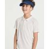 image:imageReal Essentials 3 Pack Boys Short Sleeve Jersey Cotton Polo Shirt  Uniform Youth Dress Shirt Ages 418Set 8