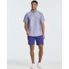 image:imageReal Essentials 3 Pack Mens 7 Cotton Chino Golf Walking Shorts Elastic Waist Drawstring Back Pockets Casual Lounge HybridSet 2