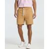 image:imageReal Essentials 3 Pack Mens 7 Cotton Chino Golf Walking Shorts Elastic Waist Drawstring Back Pockets Casual Lounge HybridSet 3