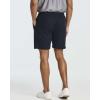 image:imageReal Essentials 3 Pack Mens 7 Cotton Chino Golf Walking Shorts Elastic Waist Drawstring Back Pockets Casual Lounge HybridSet 6