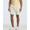 image:imageReal Essentials 3 Pack Mens 7 Cotton Chino Golf Walking Shorts Elastic Waist Drawstring Back Pockets Casual Lounge HybridSet 6