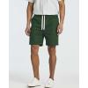 image:imageReal Essentials 3 Pack Mens 7 Cotton Chino Golf Walking Shorts Elastic Waist Drawstring Back Pockets Casual Lounge HybridSet 8