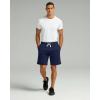 image:imageReal Essentials 3 Pack Mens Cotton 7 French Terry Lounge Sweat Shorts  Sleep Casual Shorts Pockets Big amp Tall AvailableSet 1